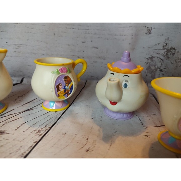 McDonald's Happy Meal Mrs. Potts and Teapot set Cups - Picture 3 of 8